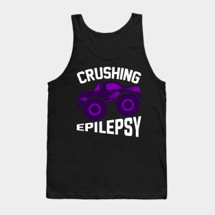 Epilepsy Awareness Crushing Epilepsy Epilepsy Kids Tank Top